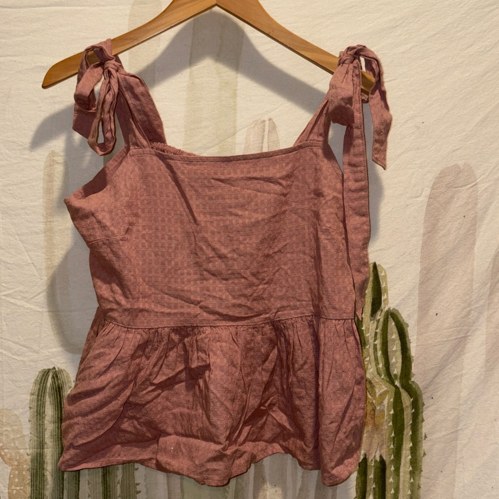 Madewell Peplum Tank 🌵Medium
